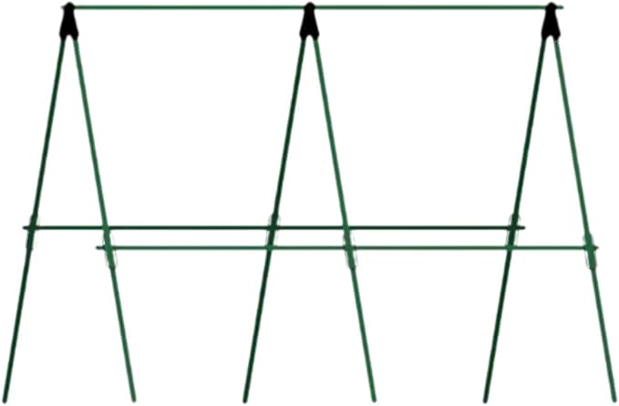 Cucumber Trellis Plant Support Sticks Easy Assembly Disassembly Garden Trellis Plant Stakes for Raised Bed Vines Squash Grape 90 cmx90 cm