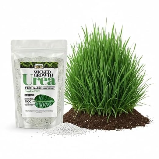 Old Cobblers Farm™ Wicked Growth High-Efficiency 46-0-0 Fertilizer - Urea - Fast-Acting Nitrogen Source for Lush Growth in Gardens &amp Farms -Soluble (5 lbs | 10 lbs | 15 lbs | 20 lbs) (15lbs)