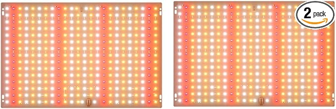 2PCS 500W LED Plant Lamps 100-277V Greenhouse Tent Hydroponic Sunlight Fill Lighting UV/IR Full Spectrum Indoor Seedings Cultivation Lights 110V Sunlike Sapling Vege Fruit Flower Moss Succulent
