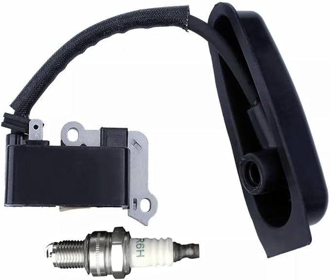 Ignition Coil Module and Spark Plug CMR7H for Husqvarna Zenoah Redmax Jonsered Leaf Blowers Part Number 587654501 577969801 598471801 576593401 596811701 583916701 583917301