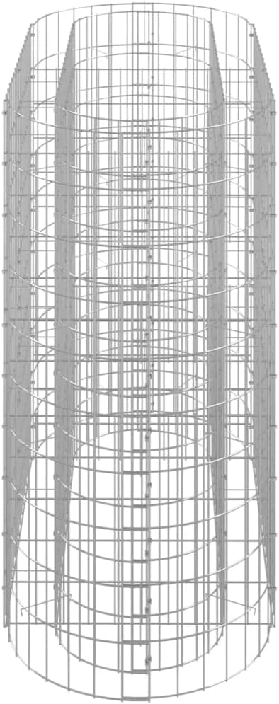 Gabion Raised Bed Gabion Cages Basket Steel Woven Gabion Net Garden Plant Above Ground Garden Boxes Outdoor Garden Galvanized Planters Metal Trough 47.2x19.7x39.4