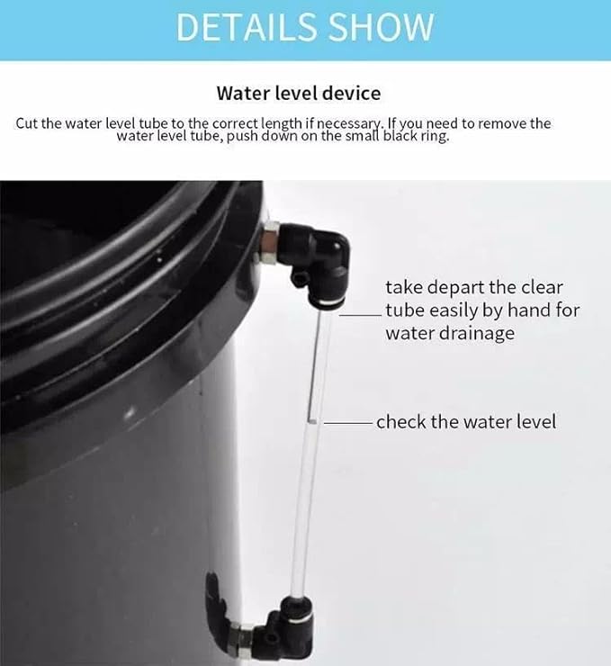 GROZY DWC Hydroponics Grow System Black Bucket Kit with Air Pump 5 Buckets 5 Gallon Each 15x12x12 Inches Indoor Growing