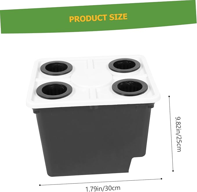 POPETPOP Soilless Culture Barrel for Hydroponics Versatile Planting Bucket for Vegetables Fruits Greenhouses for Home Gardening Balcony Projects