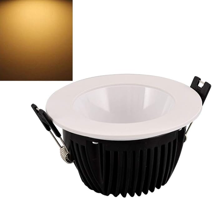 Spotlight Recessed 5 Packs High Brightness Led Cri80 60 Wide Pressure 75lm/w Ceiling Light Integrated