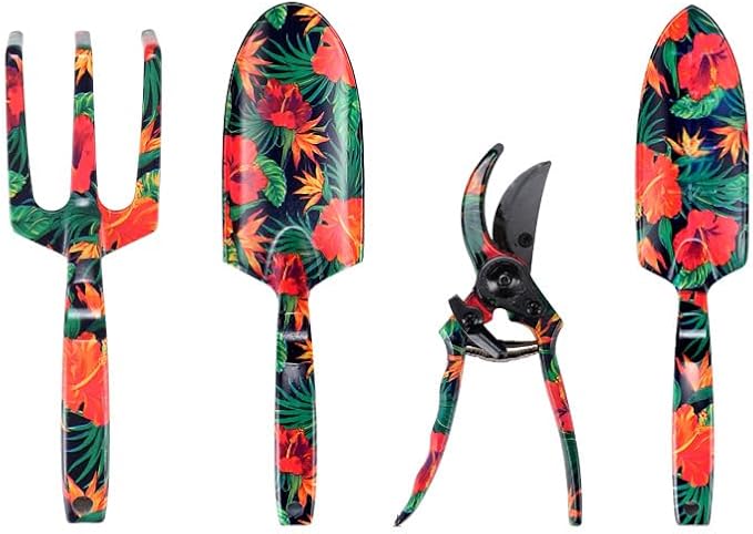 4pcs Garden Tool Set Pruning Shears Shovel Multifunctional Garden Pruning Tool Gardening Hand Tool Set