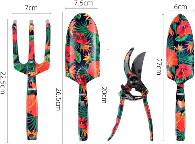 4pcs Garden Tool Set Pruning Shears Shovel Multifunctional Garden Pruning Tool Gardening Hand Tool Set