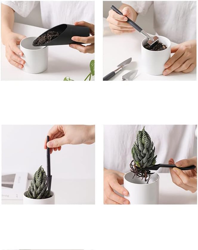Alnicov 14 Pcs Succulent Plants ToolsSucculent Transplanting Tools Kit Mini Garden Hand Transplanting Tools Set with Storage Bag for Indoor Outdoor Miniature Fairy Garden Plant Care
