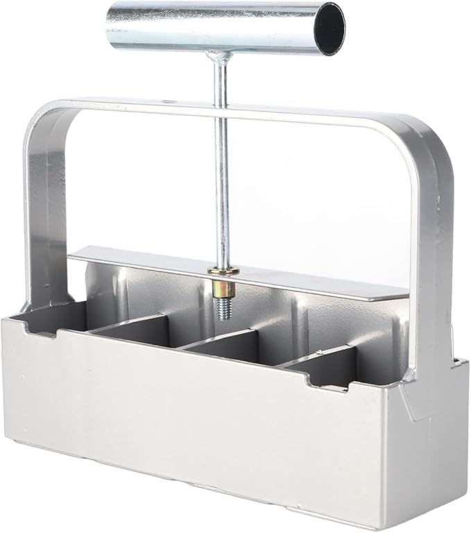 4 Grids Manual Soil Tool for Creating Soil Blocks for Seedlings Ideal for Greenhouse and Home Garden Plant Growing includes Pressure Plate Soil Plug Tray and Accessories