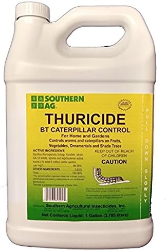 Southern Ag Thuricide BT For Control of Caterpillars &amp Worms 1 Gallon - 128oz