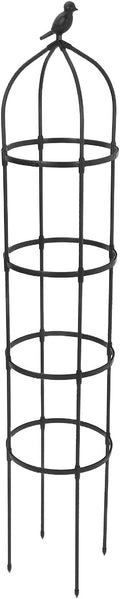 BESPORTBLE Metal Garden Trellis Climbing Vine Frame Outdoor Plant Support for Patio and Flower Beds 5.78ft Tall Heavy Duty Iron Frame 12.46 Diameter for Garden Yard Decor
