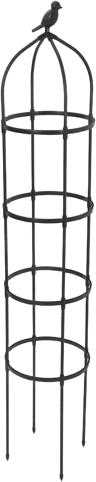 BESPORTBLE Metal Garden Trellis Climbing Vine Frame Outdoor Plant Support for Patio and Flower Beds 5.78ft Tall Heavy Duty Iron Frame 12.46 Diameter for Garden Yard Decor
