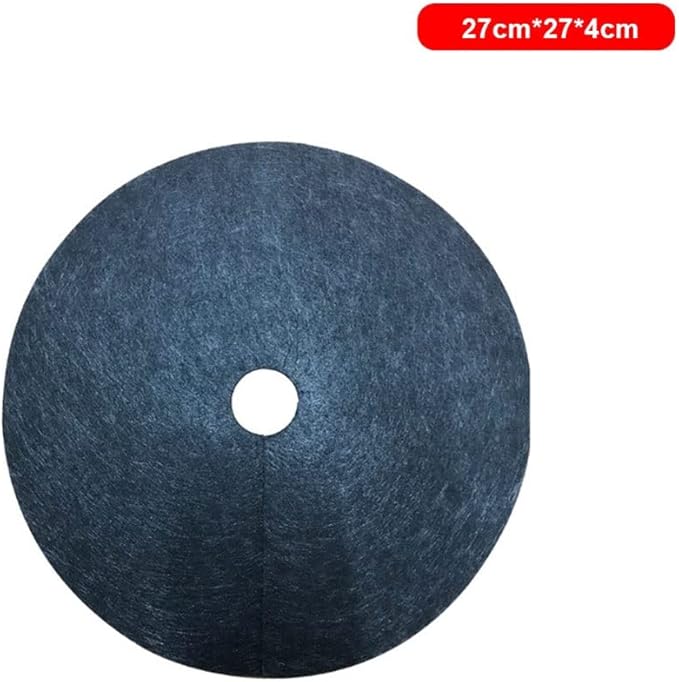 10pcs Tree Protection Weed Mats for Ecological Control Cloth Mulch Ring Round Weed Barrier Plant Cover Outdoor Gardens (Color : 10 pcs 27x27x4)