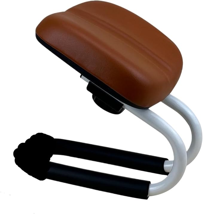 Garden Kneeler Seat Garden Seat Chair Kneeler with Sponge Cushion Adjustable Height Kneelers Labor-Saving Protecting Knees Pad Stool(Brown)