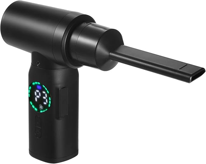 100W Cordless Air Blower Compressed Air Duster Cleaner with Emergency Light Electric Inflator Cleaning Tool Dust Blower