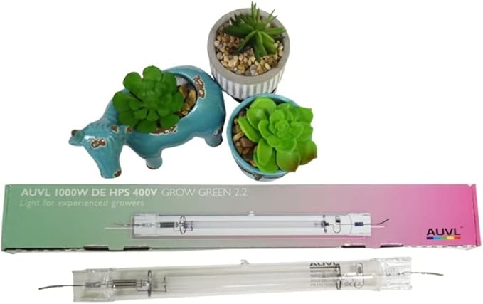 Grow Green 2.2 1000W DE HPS 400V Double Ended High Pressure Sodium Grow Lamp