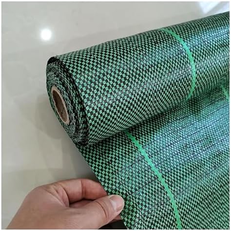 Premium Weed Control Fabric - Landscape Weed Barrier Membrane Durable Woven Ground Cover Cloth for Gardens 4x100ft Heavy-Duty Weed Prevention Solution