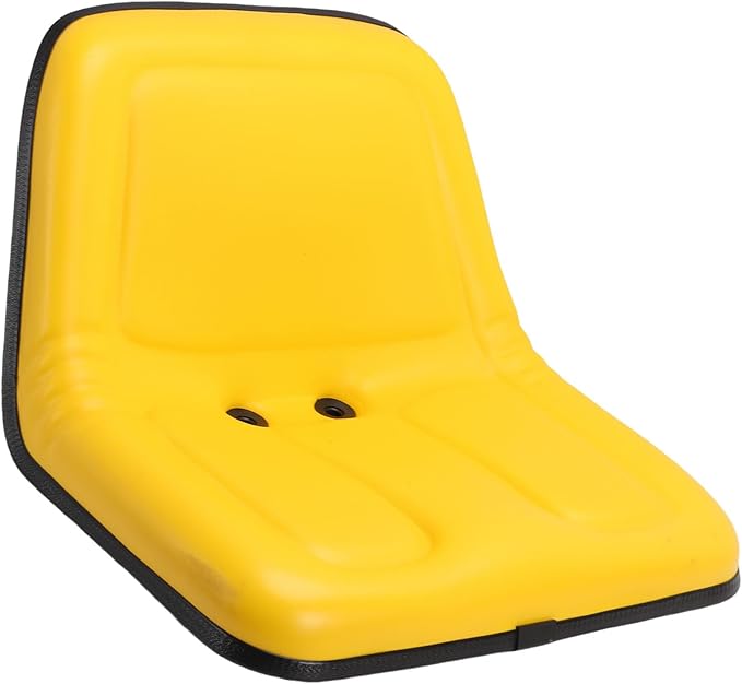 Akozon Mower Tractor Seat Yellow Replacement for 170 322 330 332 400 420 430 High Back Mower Seat 135001YE TY15863