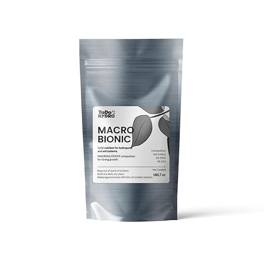 ToDo Hydro Macrobionic and Microbionic Solid Nutrient Solution Big Yields (Yield 160 gal)