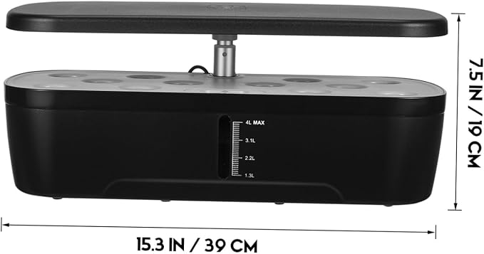 VICASKY Smart Planting Machine Hydroponics Growing System 12-Port Indoor Garden Kit Light Easy to Use