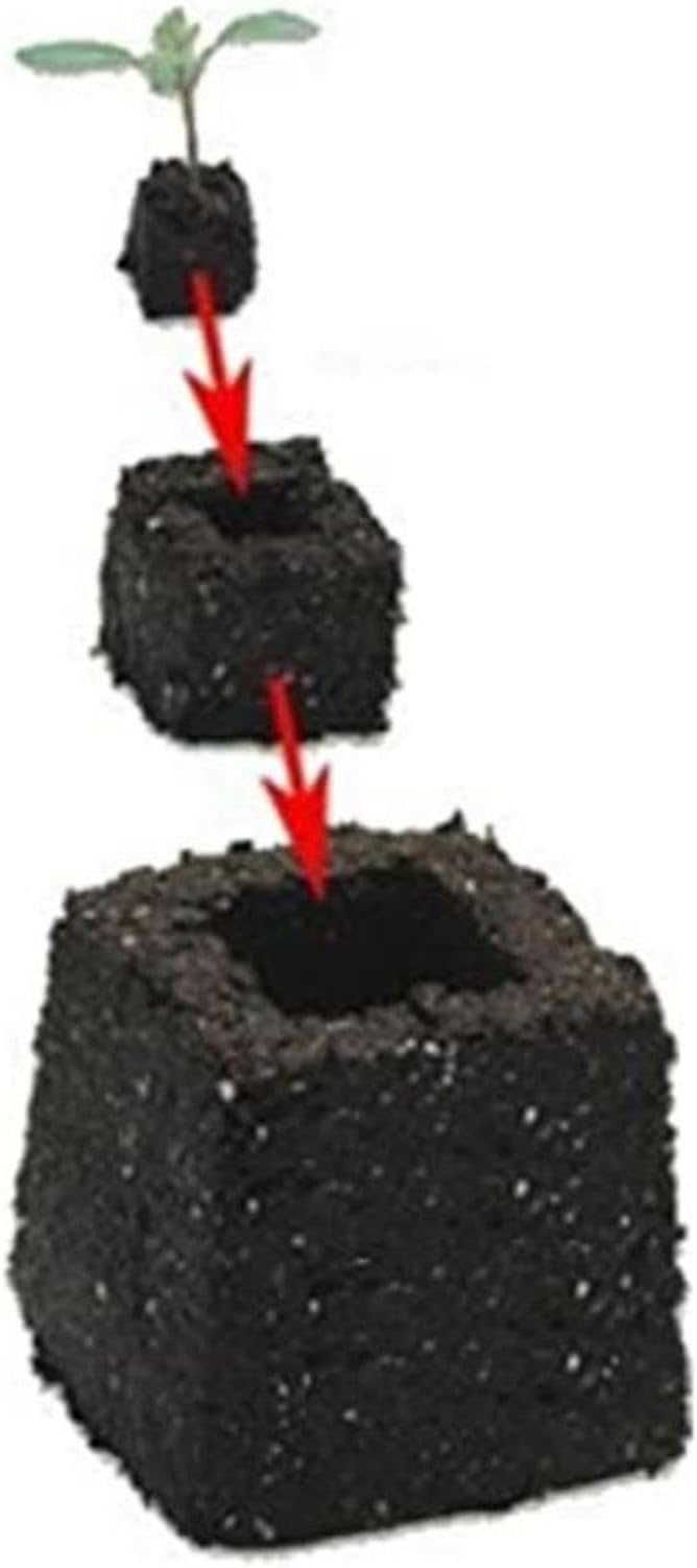Generic Soil Block Maker Seed Starter Soil Tray Plant Growing Tool Soil Blocking Tool for Seed Starting Set C