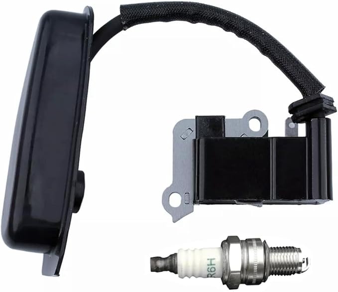 Ignition Coil Module and Spark Plug CMR7H for Husqvarna Zenoah Redmax Jonsered Leaf Blowers Part Number 587654501 577969801 598471801 576593401 596811701 583916701 583917301