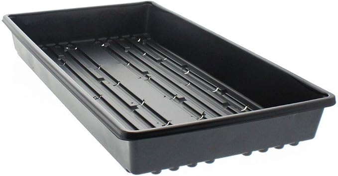 GMS 1020 MEGA Heavy Duty (0.88 Gauge) Microgreen Seed Starting Germination Trays 10 Pack