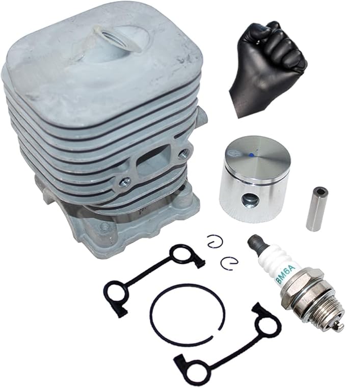 Cylinder Piston Kits for Husqvarna 125B 125BX 125BVX Jonsered B2126 BV2126 RedMax HB280 HB281 Poulan HB280 HB281 Craftsman 358794810 358794811 Blower PN 587597301 529900601 545132601