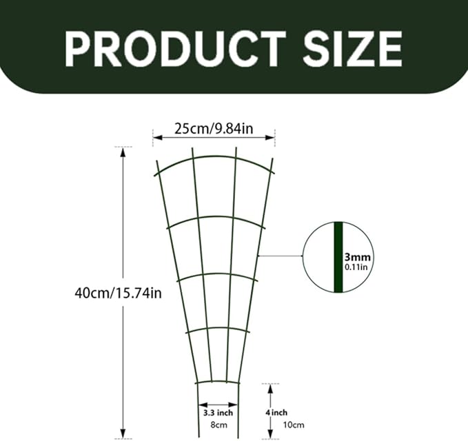 4 Pcs Indoor Plant Trellis for Potted Plants Climbing Outdoor Metal Garden Trellis for Climbing Plants Houseplants Flowers Vine Ivy