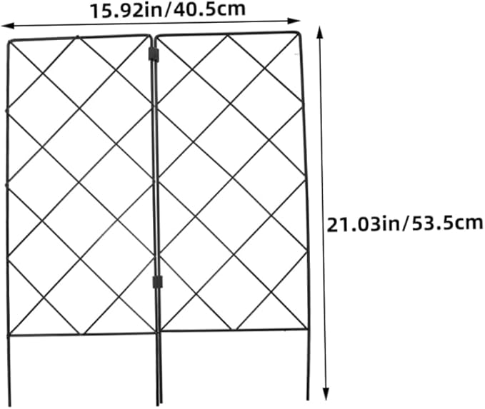 SUPVOX 2pcs Garden Trellis Support Bracket for Climbing Plants Gardening Supplies Plant Pole Rack Outdoor Indoor Raspberry Trellis