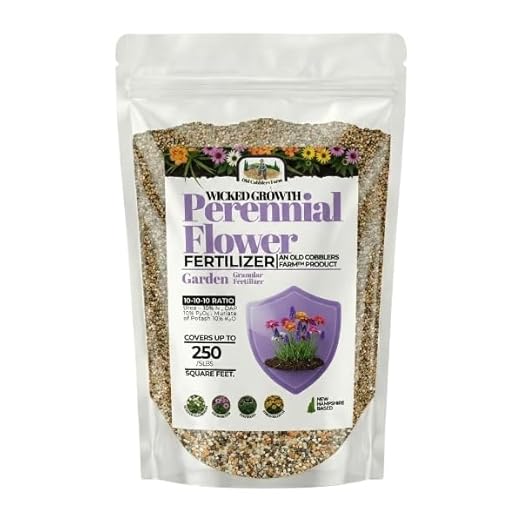 Old Cobblers Farm™ Wicked Growth Perennial Flowers Fertilizer – Ensures Consistent Flowering and Healthy Root Strength Year After Year (5 lbs | 10 lbs | 15 lbs | 20 lbs) (10 lbs)