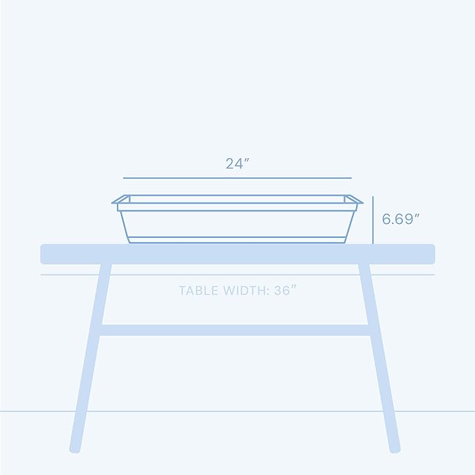Bloem Dura Cotta Window Box Planter: 24 - Living Green - with Tray Weatherproof Resin Box Removable Tray for Indoor &amp Outdoor Use Gardening 3 Gallon Capacity