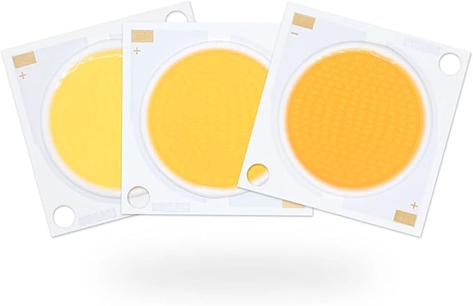 1PCS LED COB Chip Bridgelux Crystal 28 * 28mm Ra90 48W/72W/96W DC36-39V High Lumen Plant Growth Light Home Lighting for Spotlights(Natural White 4000K48W)