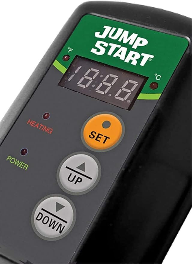 Jump Start Hydroponic Seedling Heat Mat Digital Thermostat Controller for Hydrofarm Heat Mats Used in Gardens Terrariums &amp Home Brewing 4 Pack