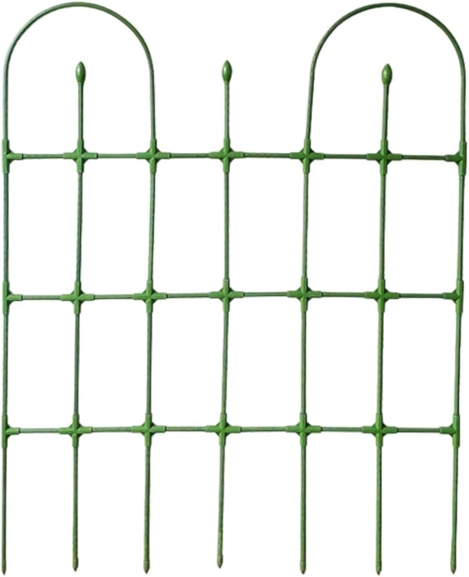 Garden Trellis for Climbing PlantsIron Pipe Metal Support FenceRoses Trellis Tall Plant Support for VinesCucumbersTomato Green