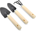 Garden ShovelGarden Trowel 3pcs Mini Garden Shovel Rake Spade Bonsai Tools Set Wooden Handle for Flowers Potted Plant Garden Tools (Color : 2)