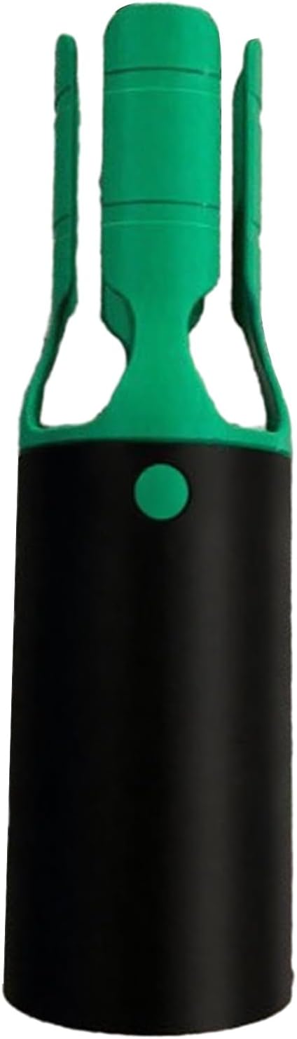 Cyclone 2X Leaf Blower Attachment 2''-3'' Leaf Blower Air Booster with 2 Straps Faster Yard Outdoor Cleanup Lawn Care Airflow Amplifier Universal (Green)