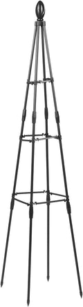 Garden Trellis for Climbing Plants 120Cm Potted Plant Climbing Trellis Outdoor with Reinforced Iron Frame for Vine Support
