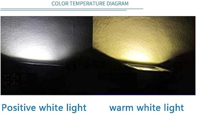 Colorful Changing Pool Lamp LED Underwater Light Landscape Spotlight Ring Buried Lamp Underwater Lights Fountain Light 6W/9W/12W/18W (Color : Warm White Light Size : 6W)