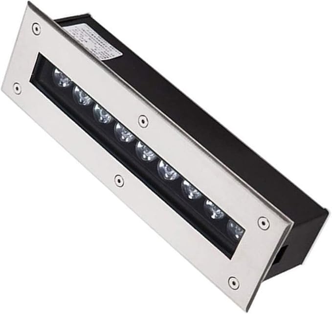 Outdoor LED Landscape Lights - IP67 Waterproof In-Ground Spot Light 3W Rectangular Garden Pathway Lamp AC 85-265V Recessed Floor Lighting for Yard Patio and Garden