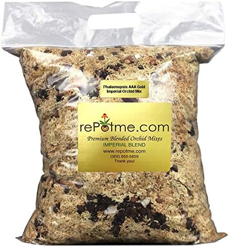rePotme Orchid Mix AAA Gold Imperial Phalaenopsis Orchid Mix (Standard Bag 1 Quart)