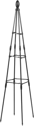 Plant Trellis Climbing Plant Support Rack 120cm Metal Vine Frame Outdoor Garden Trellis for Climbing Vegetables and Flowers