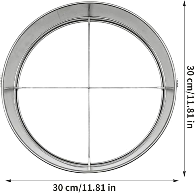 Metal Garden -Garden Soil Sifter - Quick-Release Stainless Steel Sieve Durable Easy-Install Design Efficient Soil Filtration | Convenient Use with Lightweight Construction | Gravel Sawdust
