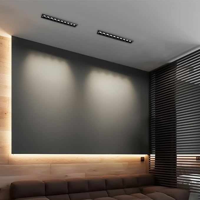 Spotlight Square Flush Mount Accent Spotlighting Fixture Linear Directio l Spotlights Hallway Lamps Indoor for Living Room Office