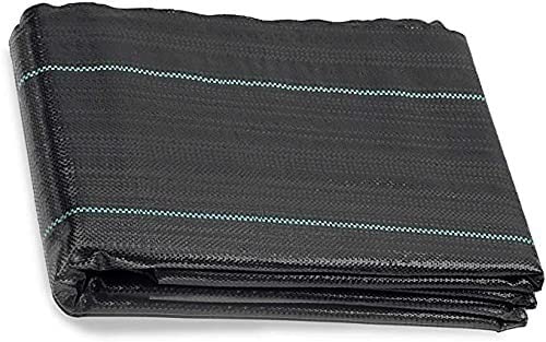 Ground Cloth Weed Control Membrane - Breathable Landscape Fabric for Garden &amp Driveway Protection(0.6mx180m)
