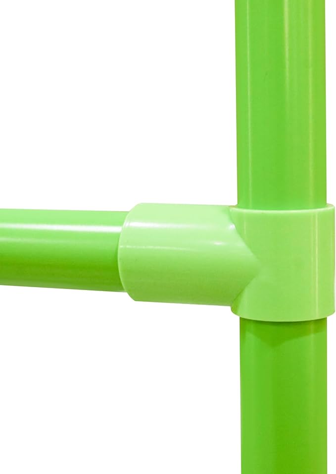 118'' L x 78.5'' W x 90.5'' H Large Outdoor Garden Arch Trellis for Climbing Plants Grape Arbor Rack Pergola Plastic-Coated Steel Cane Frame for Courtyard and Garden Decoration of Pavilions (Green)