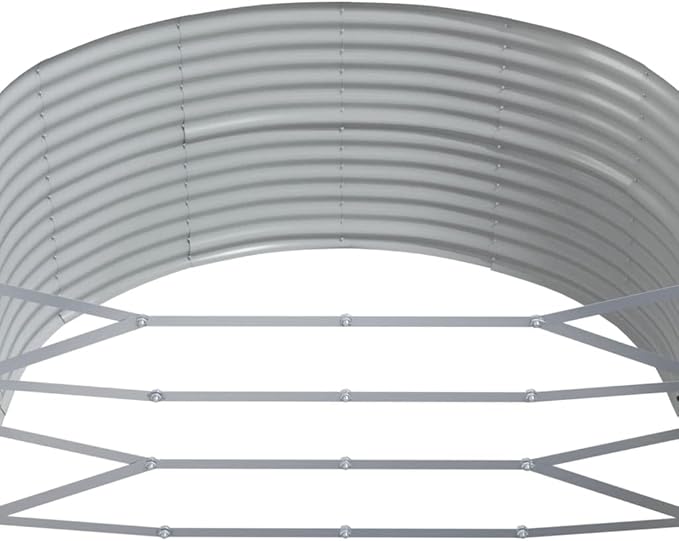 Garden Raised Bed Garden beds Outdoor Gardening Box Planter Boxes Horse Trough planters Suitable for Courtyard Corridor Orchard Nursery Gray 114.6x55.1x26.8 Powder-Coated Steel