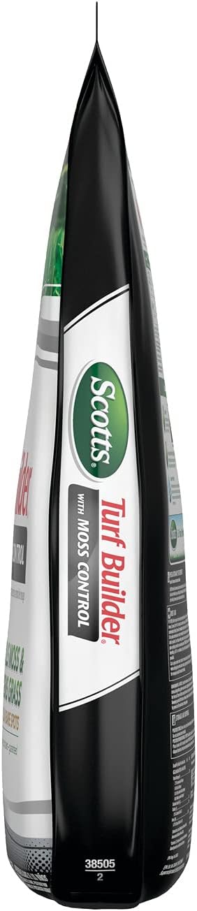 Scotts Turf Builder with Moss Control Moss Killer and Lawn Fertilizer Covers Up to 5000 sq. ft. 25 lbs.