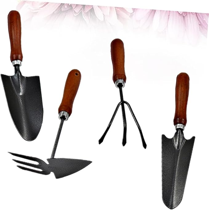 VICASKY 12pcs Mini Garden Tool Set Thicken Iron Spade and Shovel for Planting Weeding and Cultivating and Lightweight Gardening Tools for Plant