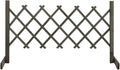 Expandable Garden Fence Panel 47.2x23.6 Solid Fir Privacy Screen Lattice for Dogs Outdoor Yard Patio Animal Barrier Easy Assembly Gray