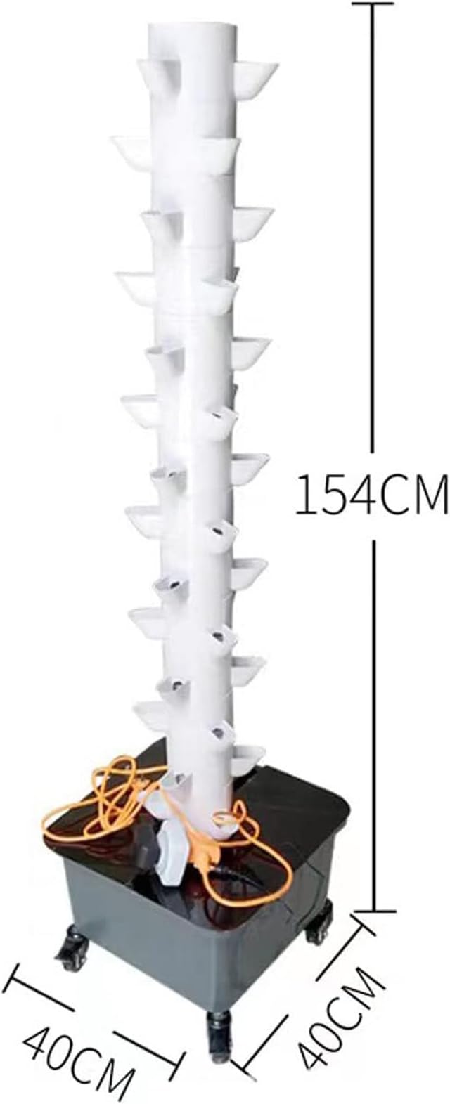Hydroponics Growing SystemHydroponic Tower Growing SysHydroponic Tower Kit Hydroponic Growing Sys Indoor Outdoor Hydroponic Growing Kit